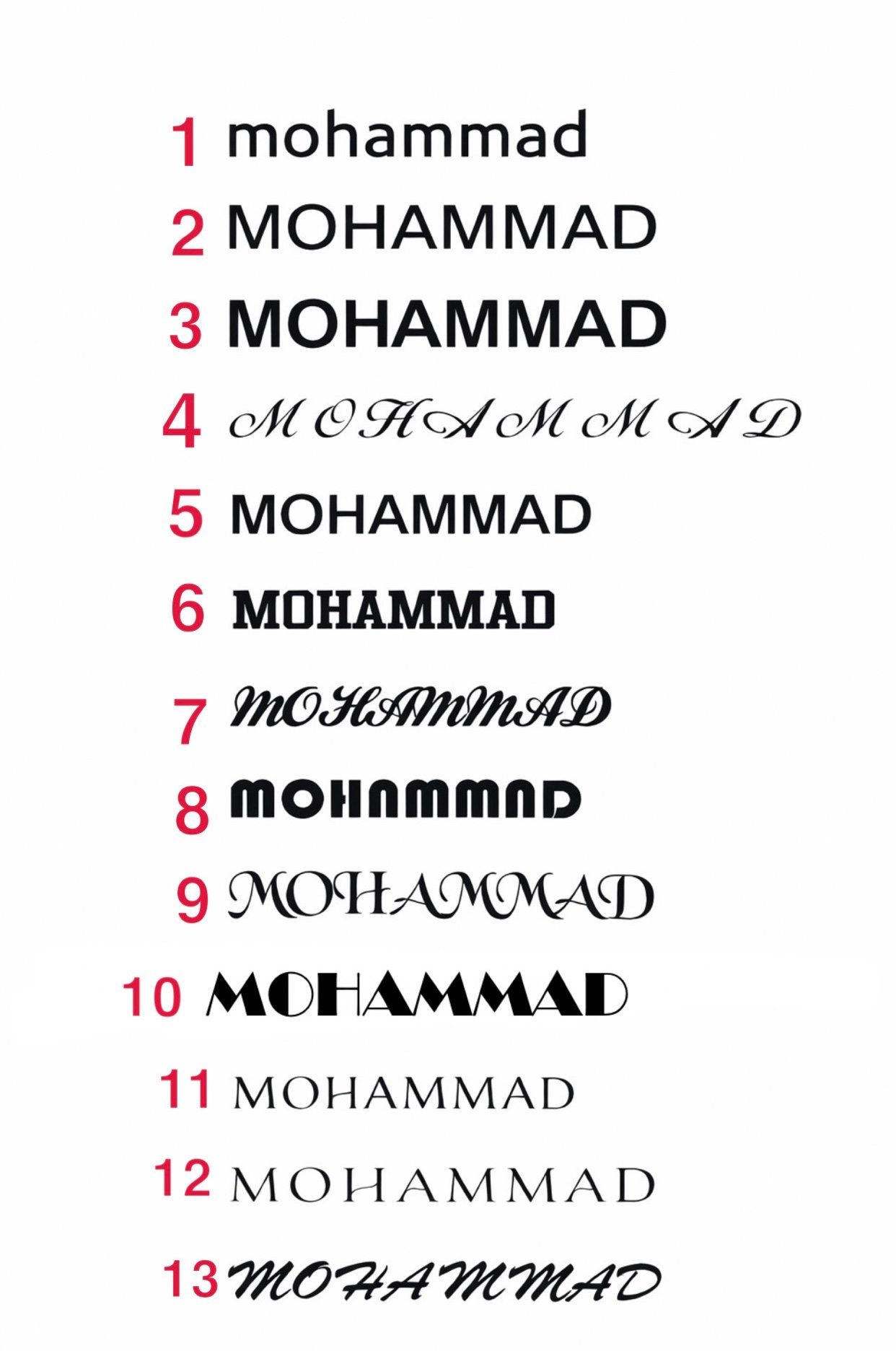 علاّق أكريليك ميني باسم الطفل - Image 5